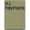 A.J. Heymans door M. vom Felde