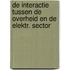 De interactie tussen de overheid en de elektr. sector