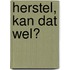 Herstel, kan dat wel?