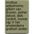 Nindityo Adipurnomo, Gilbert Van Drunen, Esther Jiskoot, Dick Verdult, Ivonne Zijp in het Amsterdams Grafisch Atelier