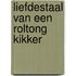 Liefdestaal van een roltong kikker