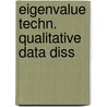 Eigenvalue techn. qualitative data diss door Jozef Isra ls