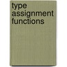 Type assignment functions door Gerrittsen