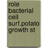 Role bacterial cell surf.potato growth st