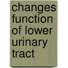 Changes function of lower urinary tract door Vervest