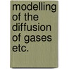 Modelling of the diffusion of gases etc. door Smit