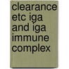 Clearance etc iga and iga immune complex by Bogers