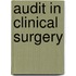 Audit in clinical surgery
