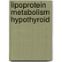 Lipoprotein metabolism hypothyroid