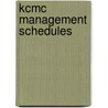 Kcmc management schedules by Unknown