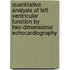 Quantitative analysis of left ventricular function by two-dimensional echocardiography
