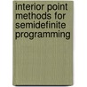 Interior point methods for semidefinite programming by E. de Klerk