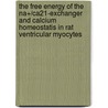 The free energy of the Na+/Ca21-exchanger and calcium homeostatis in rat ventricular myocytes door A. Baartscheer