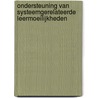 Ondersteuning van systeemgerelateerde leermoeilijkheden door N. Ojemann