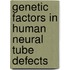 Genetic factors in human neural tube defects