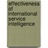 Effectiveness of international service intelligence
