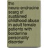 The neuro-endrocine scarg of sustained childhood abuse in adult female patients with borderline personality disorder