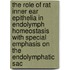 The role of rat inner ear epithelia in endolymph homeostasis with special emphasis on the endolymphatic sac