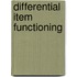 Differential item functioning