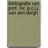 Bibliografie van Prof. Mr. G.C.J.J. van den Bergh