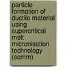 Particle Formation of Ductile Material Using Supercritical Melt Micronisation Technology (ScMM) door P. Munuklu