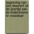 Opgraving van een woonerf uit de ijzertijd aan de Lindenhoeve te Vosselaar