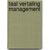 Taal vertaling management