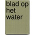 Blad op het water