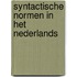 Syntactische normen in het nederlands