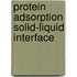 Protein adsorption solid-liquid interface