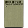 Optical operation micro-mechanical re door Lammerink