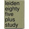 Leiden eighty five plus study by Lagaay