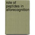 Role of peptides in allorecognition