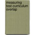 Measuring test-curriculum overlap