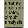 Ananas program analog circuit analysis door Pranger