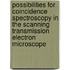 Possibilities for coincidence spectroscopy in the scanning transmission electron microscope