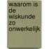 Waarom is de wiskunde zo onwerkelijk