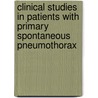 Clinical studies in patients with primary spontaneous pneumothorax door F.M.N.H. Schramel