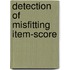 Detection of misfitting item-score