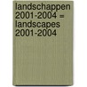 Landschappen 2001-2004 = Landscapes 2001-2004 door T. Figee
