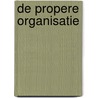 De propere organisatie by A.P.E. Beekes