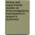 Clinical and experimental studies on immunoregulatory mechanisms in Sjogren's syndrome