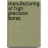 Manufacturing of high precision bores