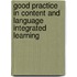 Good practice in content and language integrated learning