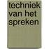 Techniek van het spreken