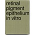 Retinal pigment epithelium in vitro
