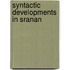 Syntactic developments in sranan
