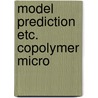 Model prediction etc. copolymer micro door Doremaele