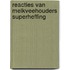 Reacties van melkveehouders superheffing