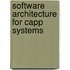 Software architecture for capp systems